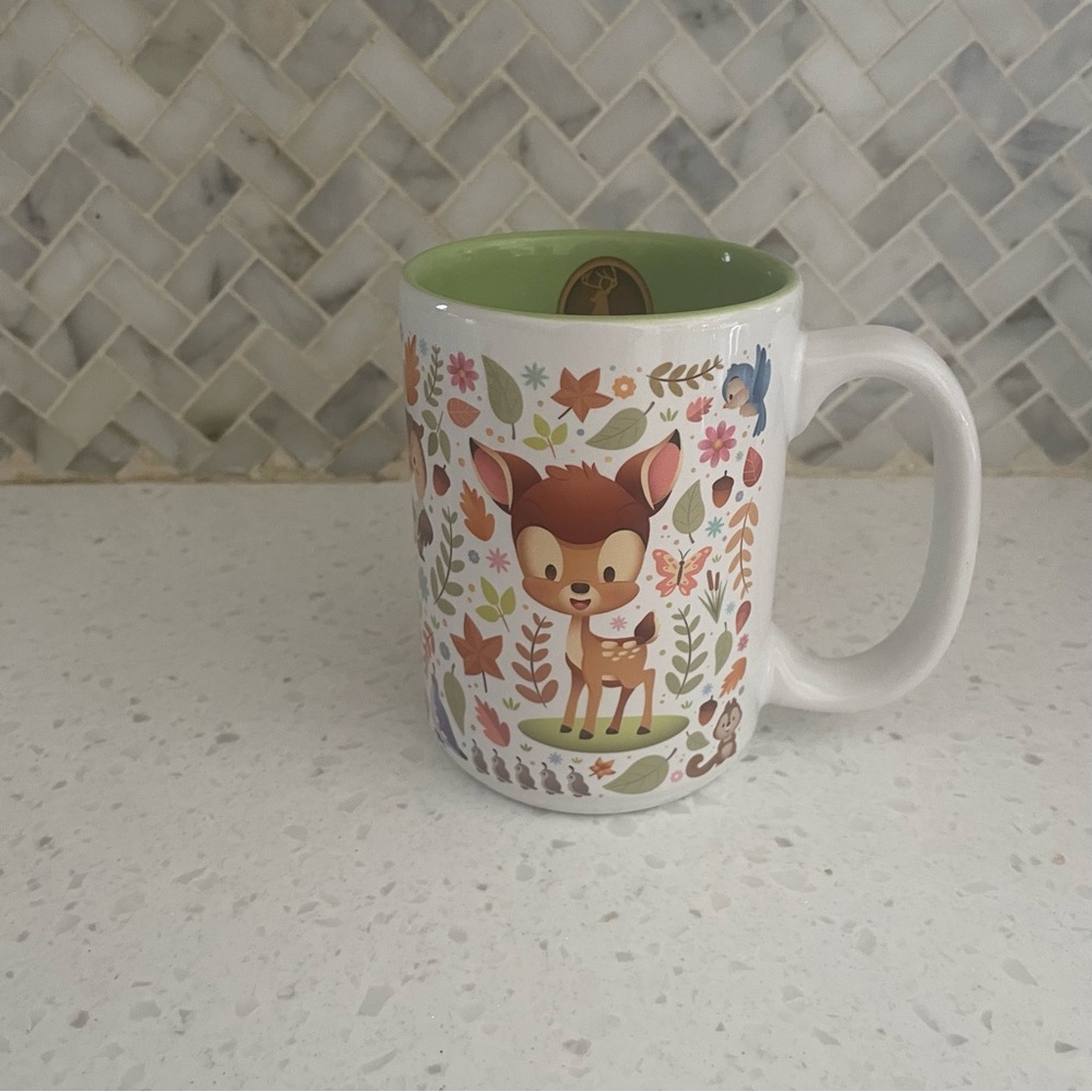 Disney Parks Cuties Bambi Thumper Flower Souvenir Coffee Cup Mug